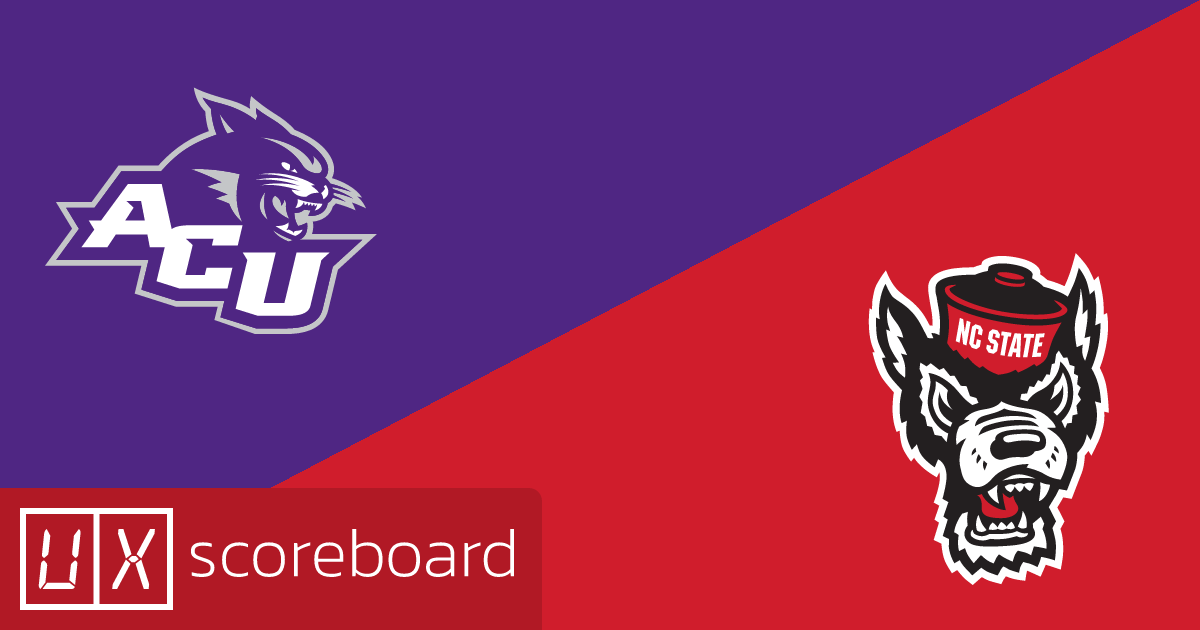 Abilene Christian Wildcats vs NC State Wolfpack game highlights