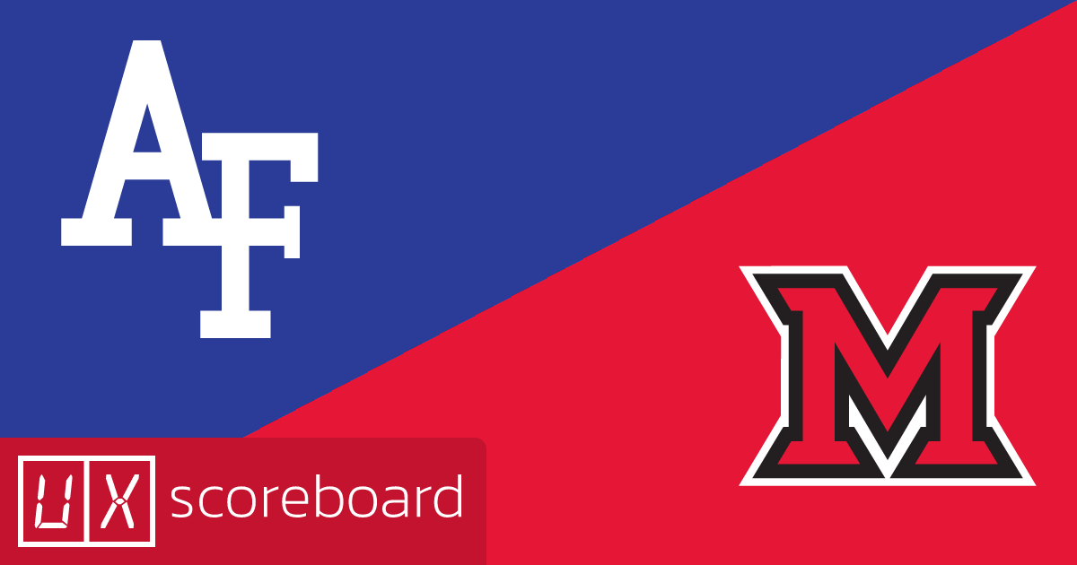 Air Force Falcons vs Miami (OH) Redhawks game highlights