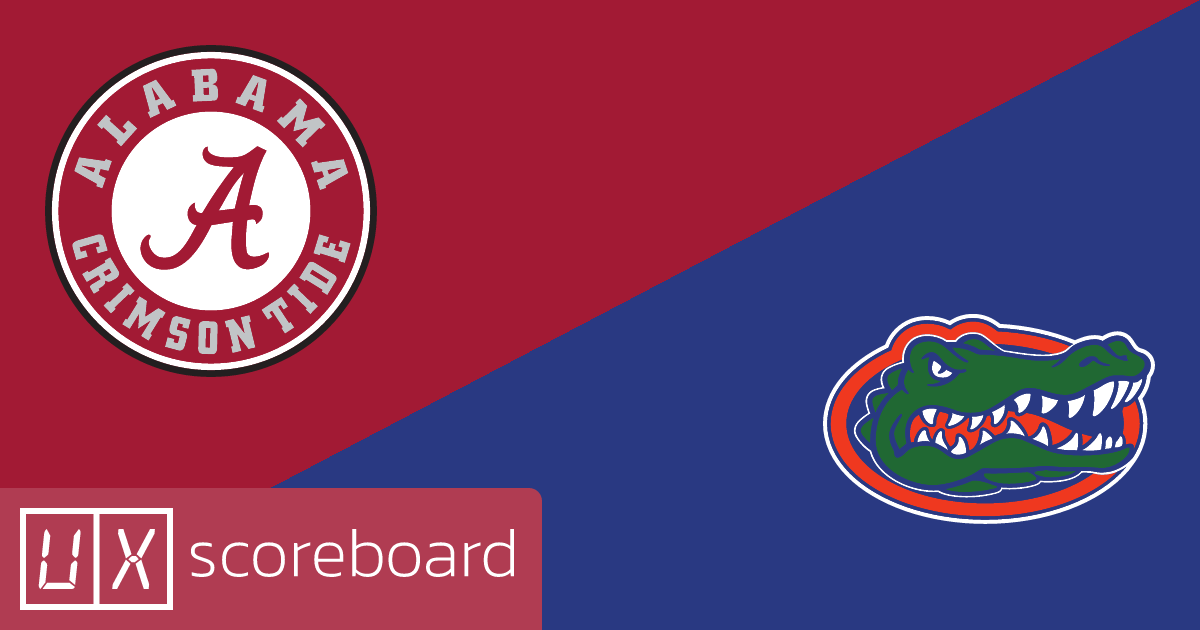 Alabama Crimson Tide vs Florida Gators game highlights