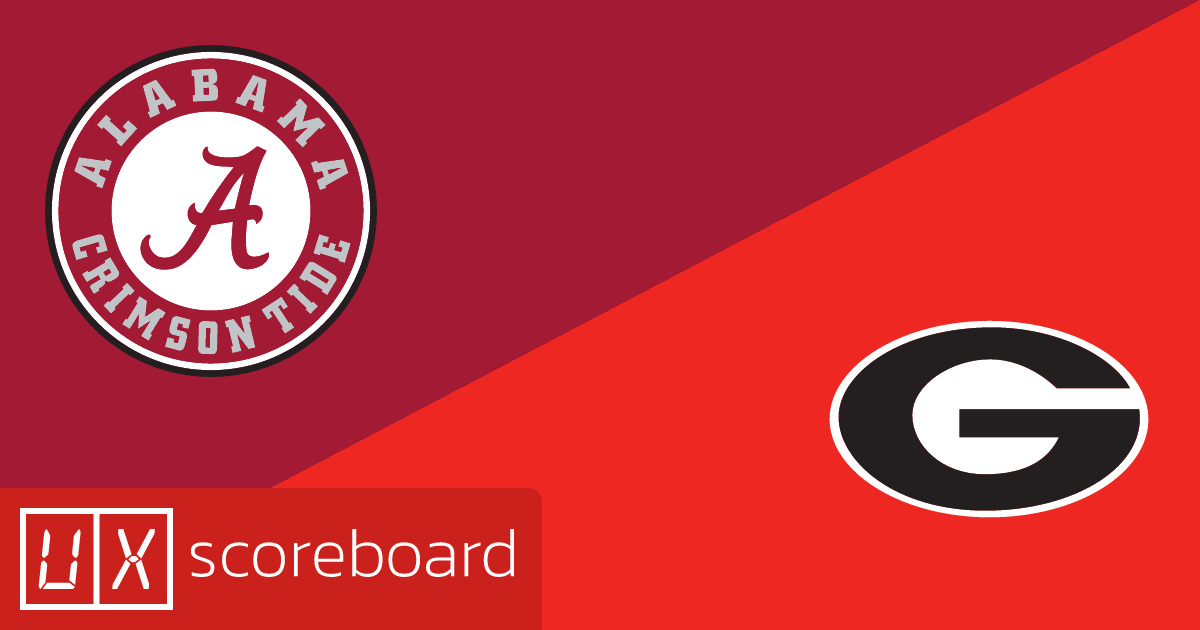 Alabama Crimson Tide vs Georgia Bulldogs game highlights
