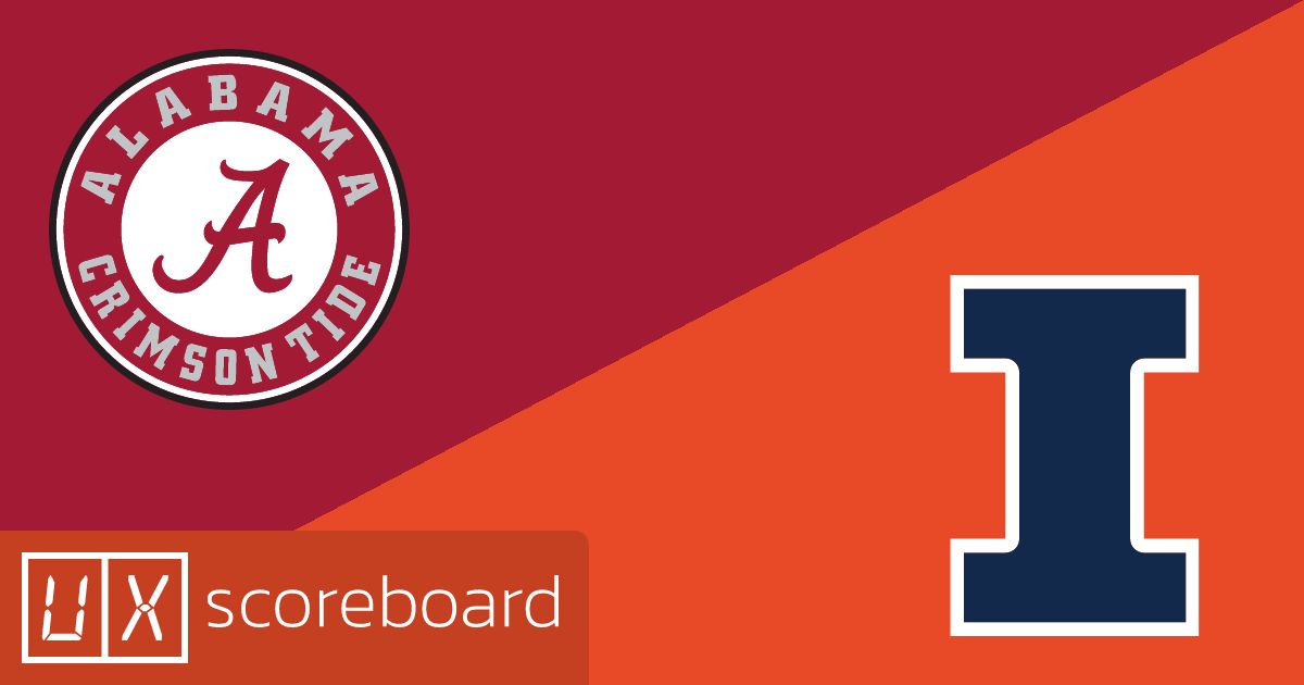 Alabama Crimson Tide vs Illinois Fighting Illini game highlights