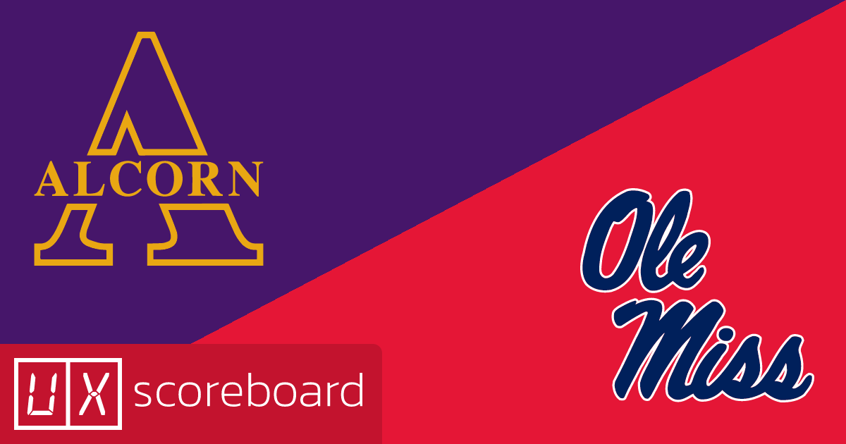 Alcorn State Braves vs Ole Miss Rebels game highlights