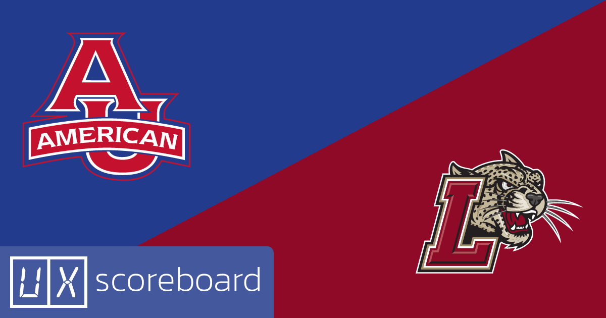 American University Eagles vs Lafayette Leopards game highlights