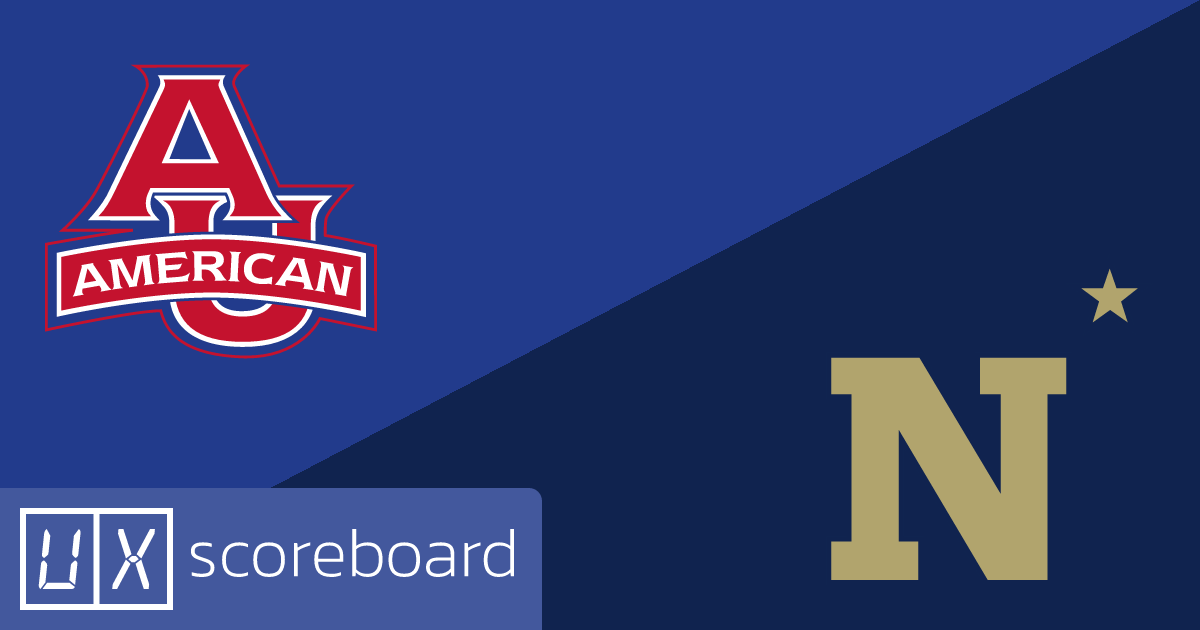 American University Eagles vs Navy Midshipmen game highlights