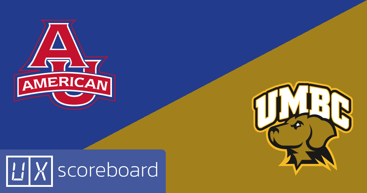 American University Eagles vs UMBC Retrievers game highlights
