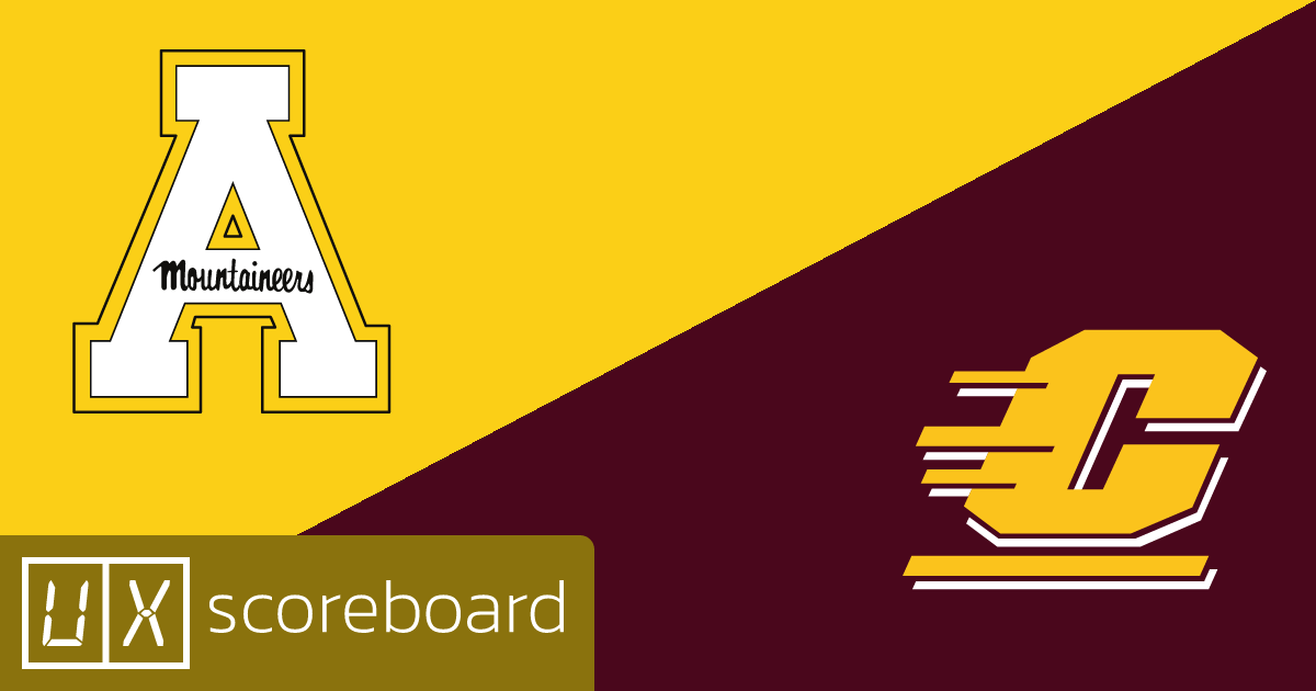 Appalachian State Mountaineers vs Central Michigan Chippewas game highlights