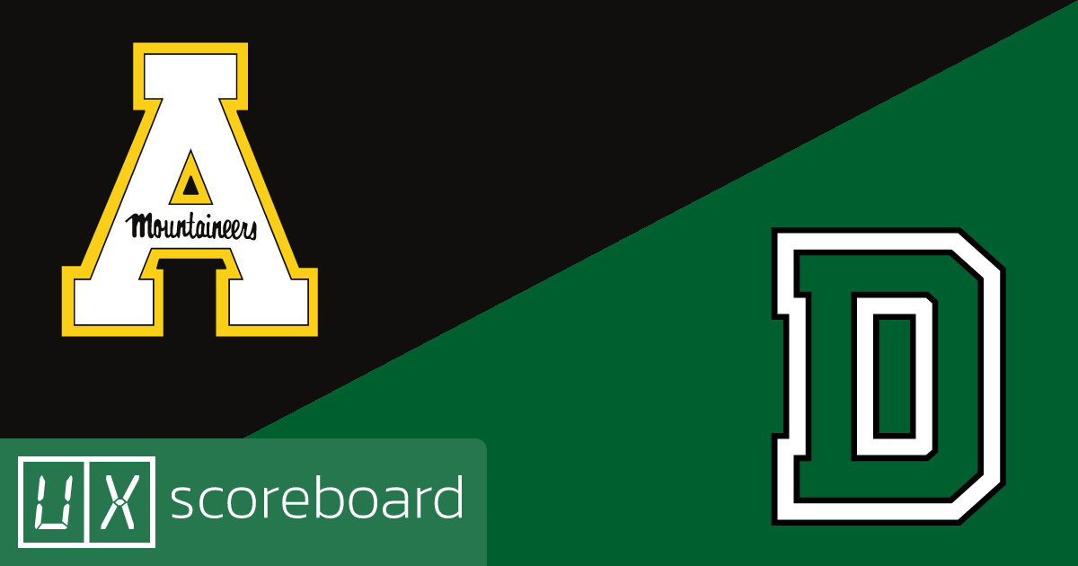 Appalachian State Mountaineers vs Dartmouth Big Green game highlights