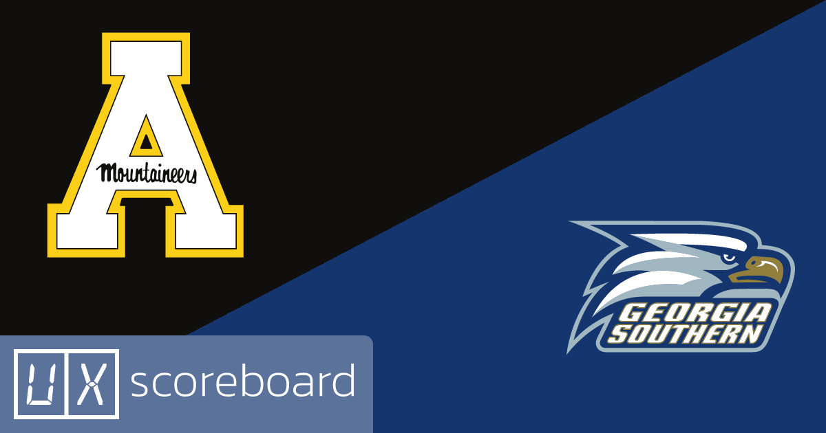 Appalachian State Mountaineers vs Georgia Southern Eagles game highlights