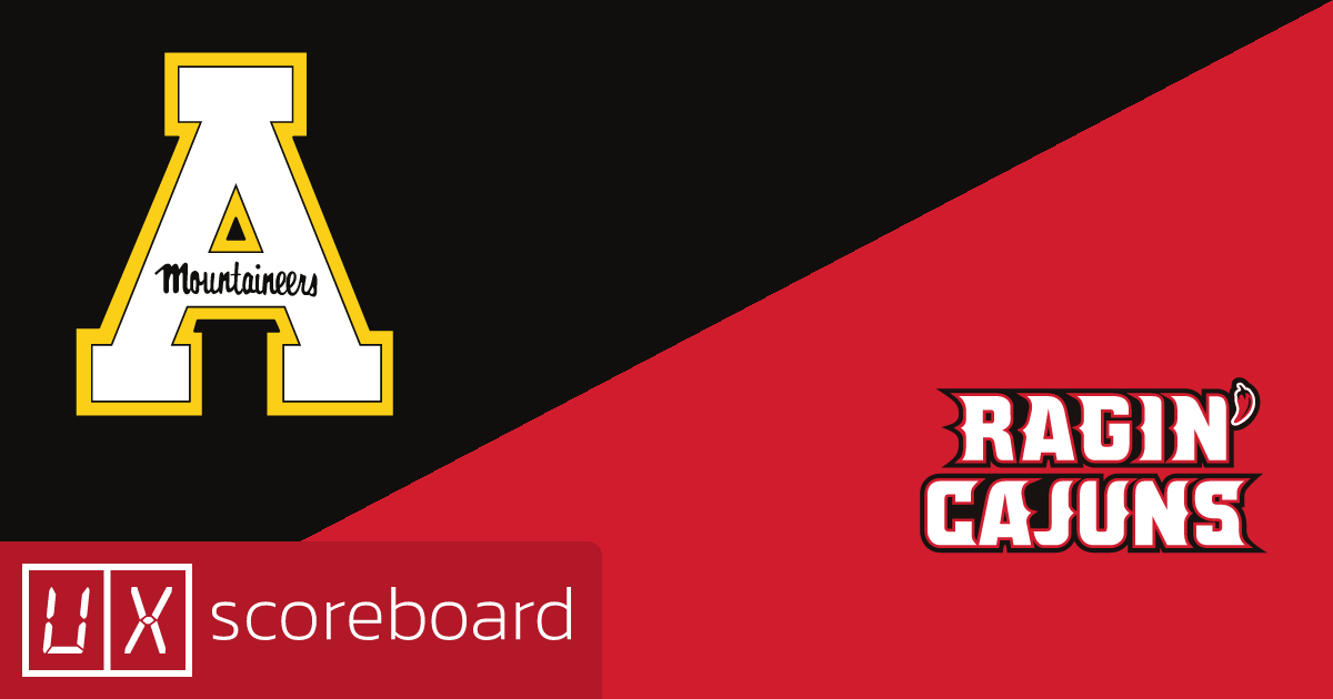 Appalachian State Mountaineers vs Louisiana Ragin' Cajuns game highlights