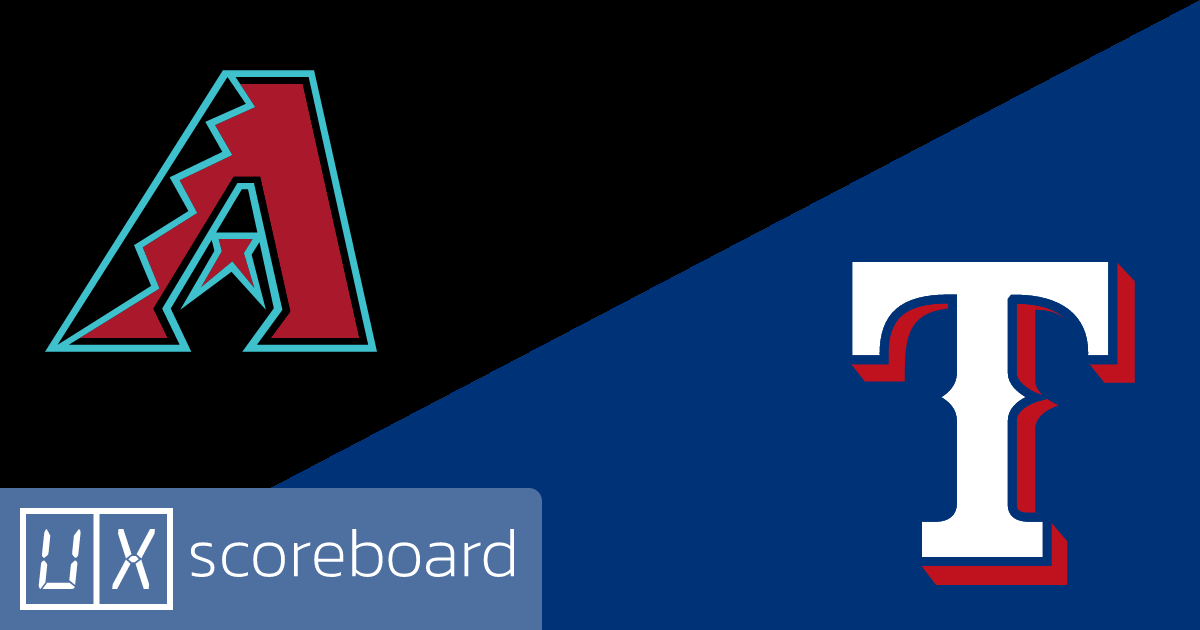 Arizona Diamondbacks vs Texas Rangers game highlights