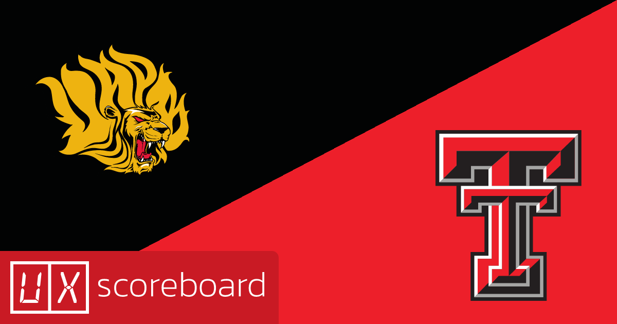 Arkansas-Pine Bluff Golden Lions vs Texas Tech Red Raiders game highlights