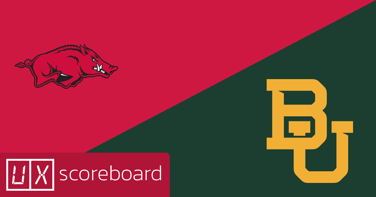 Arkansas Razorbacks vs Baylor Bears game highlights
