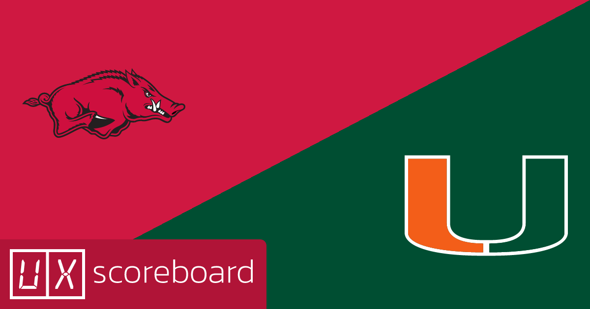 Arkansas Razorbacks vs Miami Hurricanes game highlights
