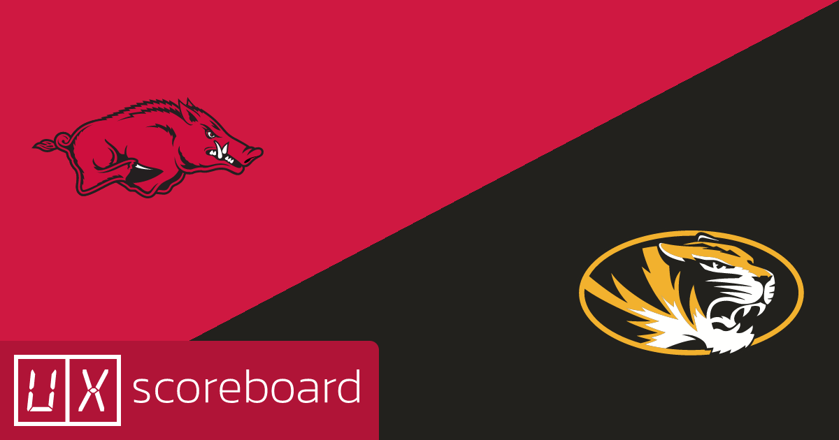 Arkansas Razorbacks vs Missouri Tigers game highlights