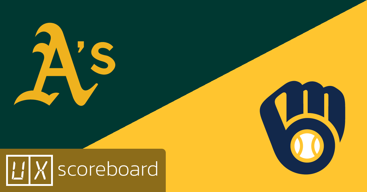 Athletics vs Milwaukee Brewers game highlights