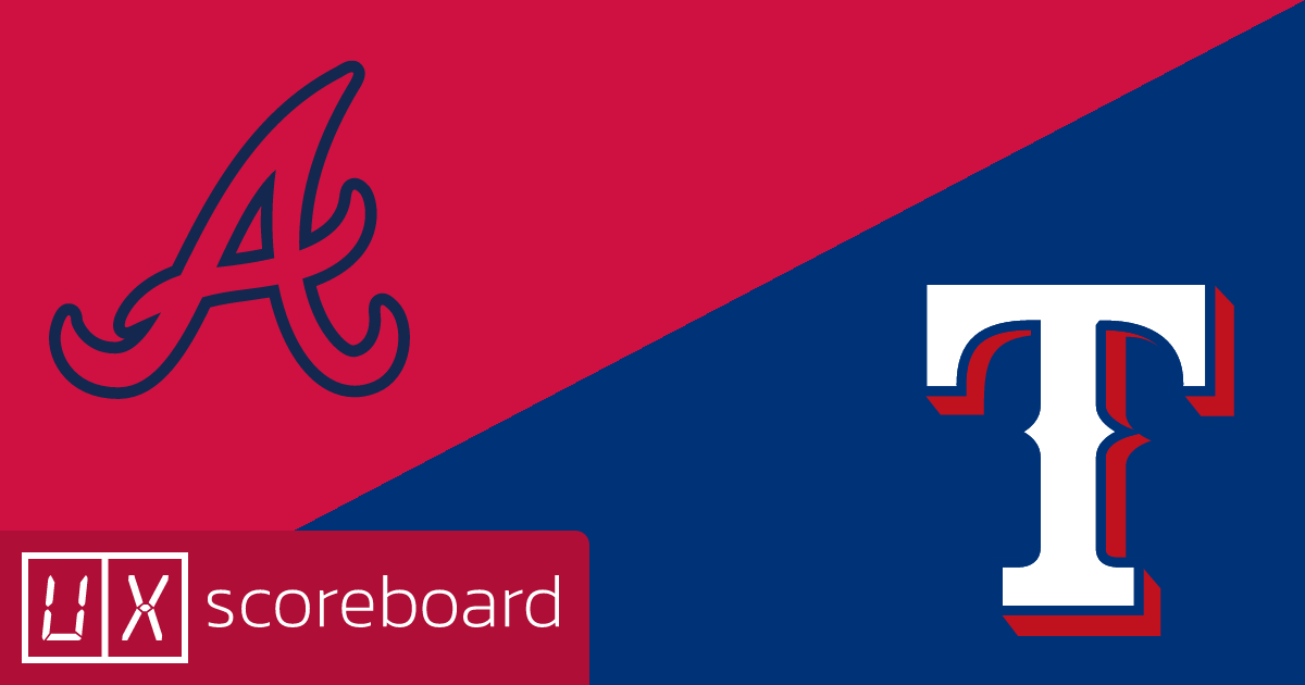 Atlanta Braves vs Texas Rangers game highlights