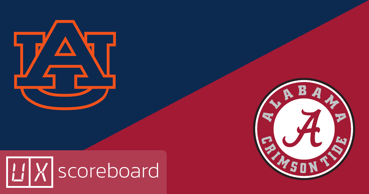 Auburn Tigers vs Alabama Crimson Tide game highlights