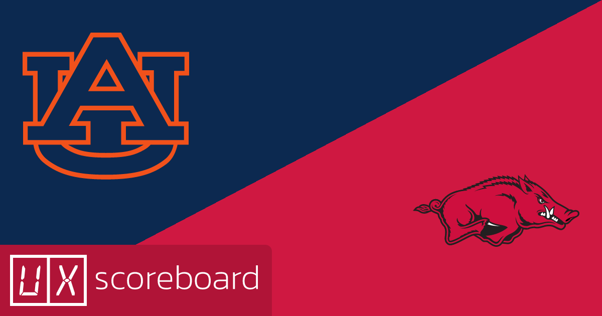 Auburn Tigers vs Arkansas Razorbacks game highlights