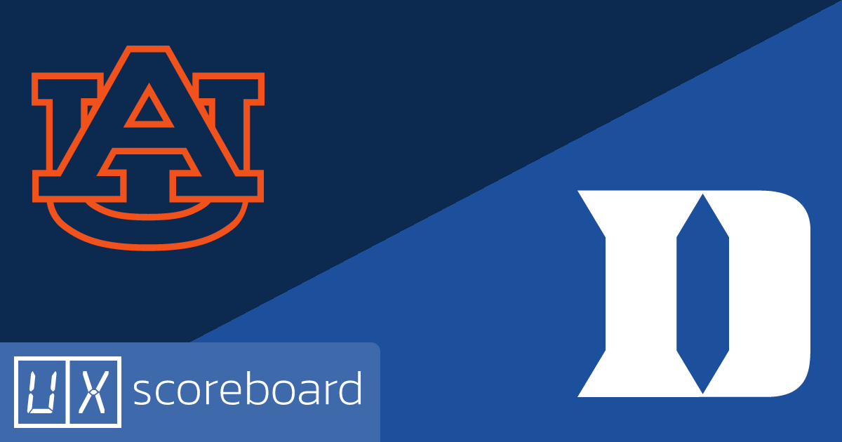 Auburn Tigers vs Duke Blue Devils game highlights