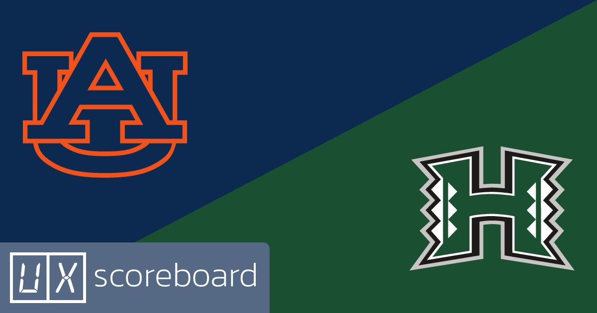 Auburn Tigers vs Hawai'i Rainbow Warriors game highlights