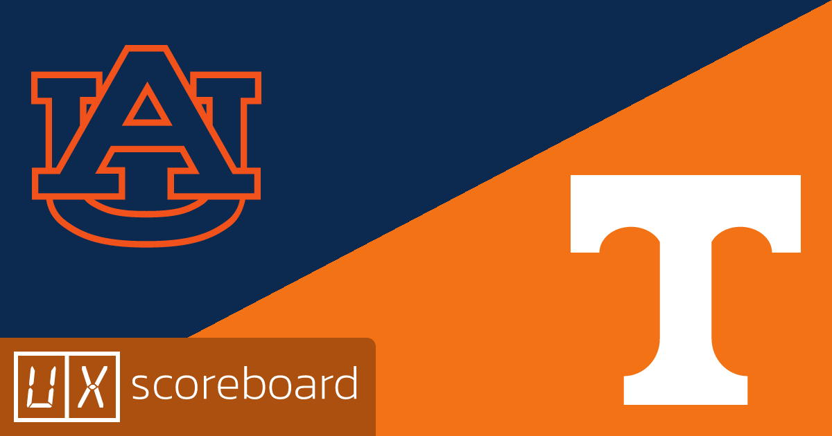 Auburn Tigers vs Tennessee Volunteers game highlights