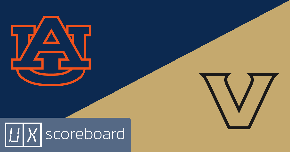 Auburn Tigers vs Vanderbilt Commodores game highlights
