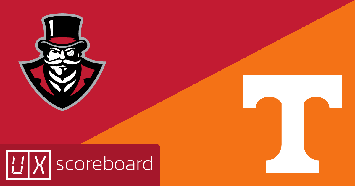 Austin Peay Governors vs Tennessee Volunteers game highlights