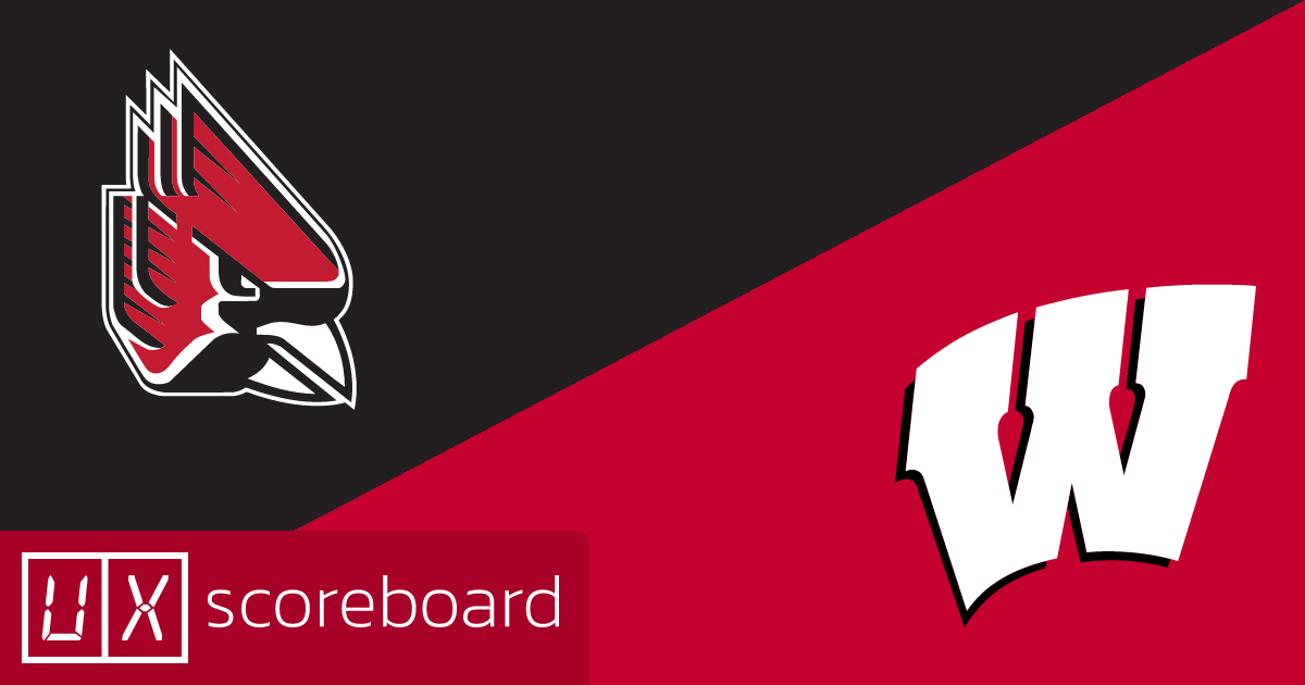 Ball State Cardinals vs Wisconsin Badgers game highlights