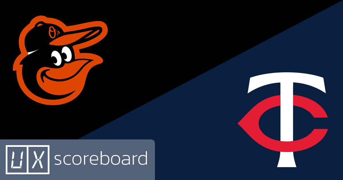 Baltimore Orioles vs Minnesota Twins game highlights