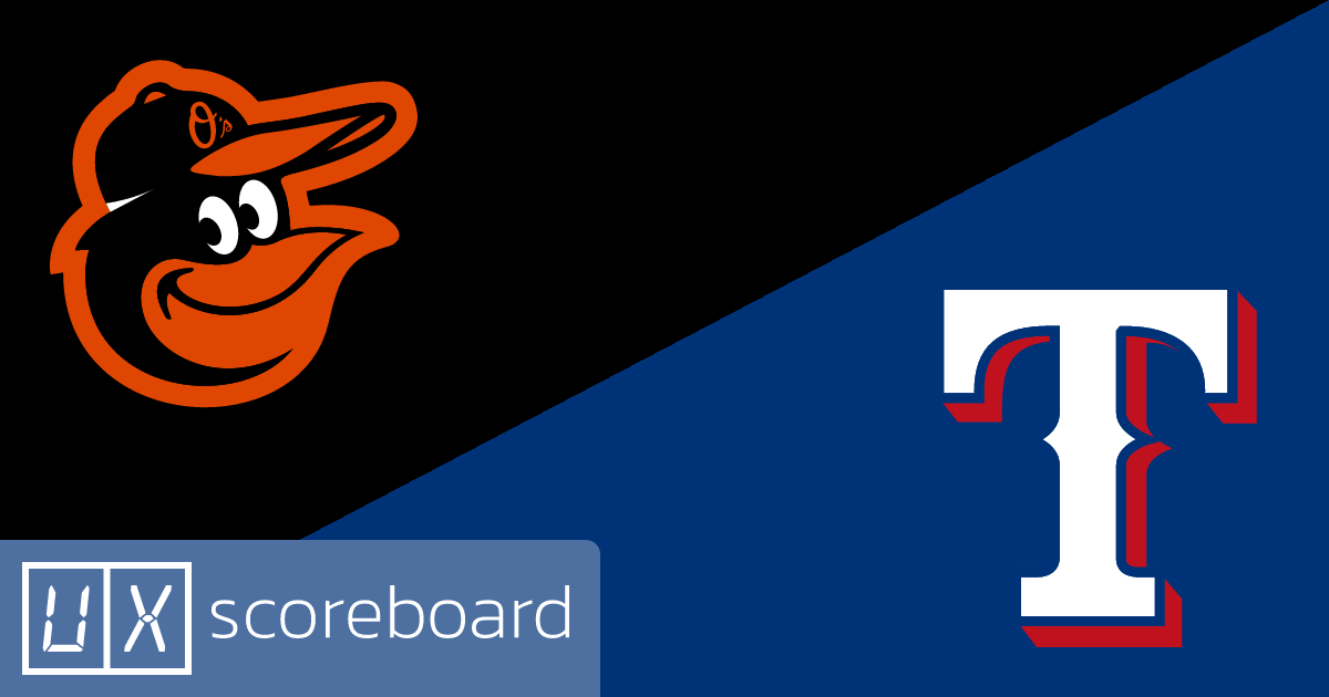 Baltimore Orioles vs Texas Rangers game highlights