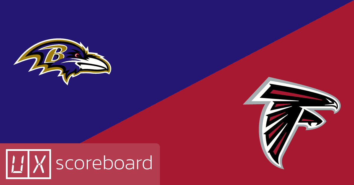 Ravens vs Falcons, Oct 11, 2026: Live Score and Game Updates