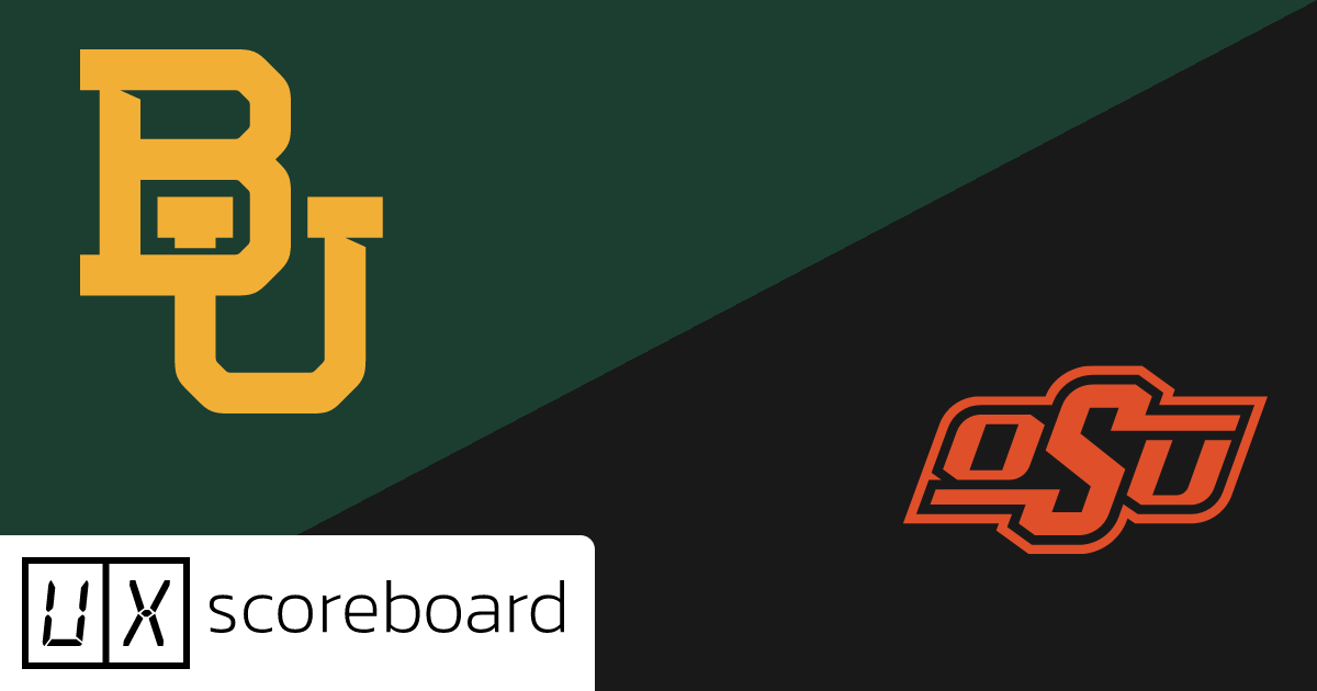 Baylor Bears vs Oklahoma State Cowboys game highlights