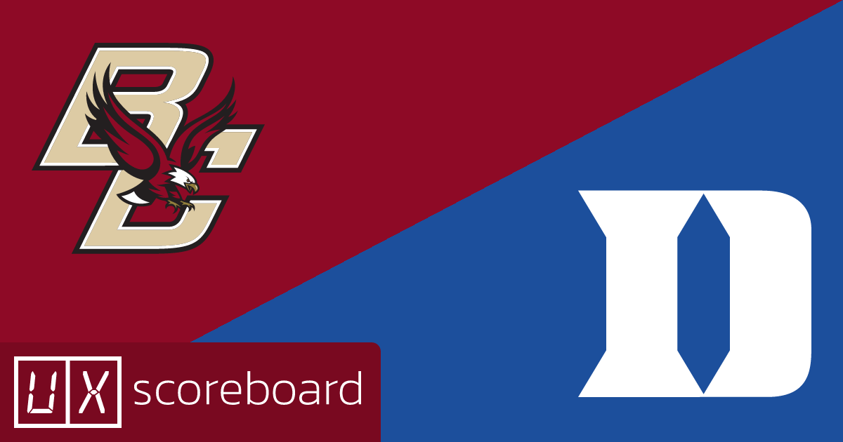 Boston College Eagles vs Duke Blue Devils game highlights