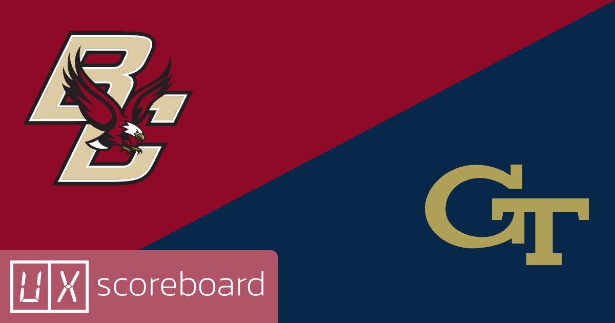 Boston College Eagles vs Georgia Tech Yellow Jackets game highlights