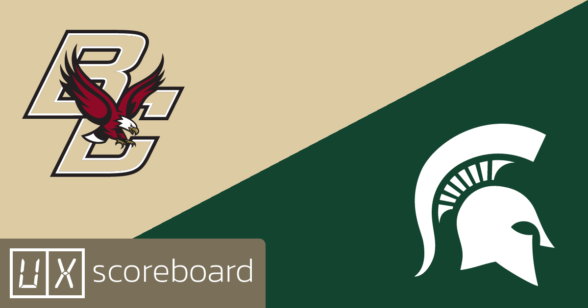 Boston College Eagles vs Michigan State Spartans game highlights