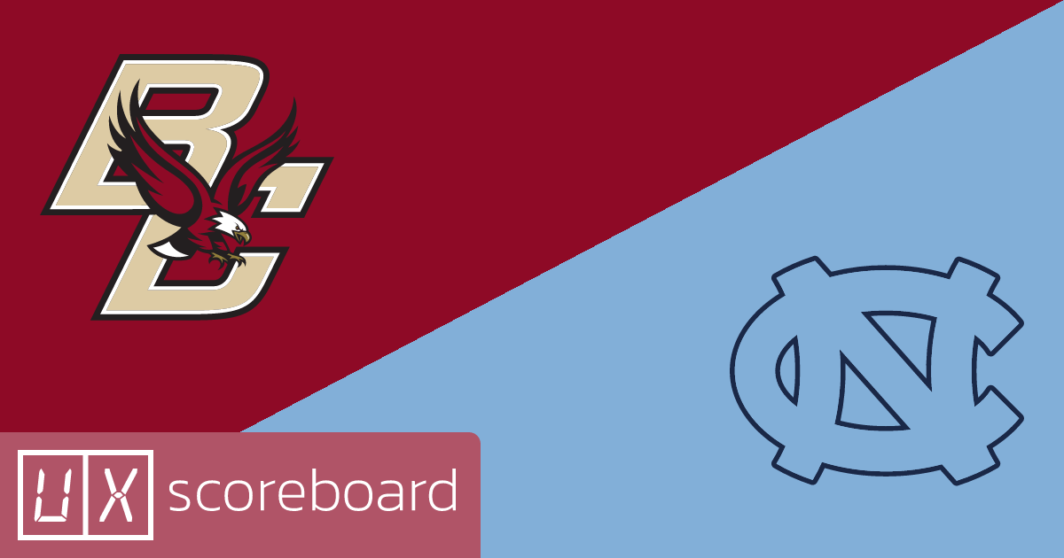Boston College Eagles vs North Carolina Tar Heels game highlights