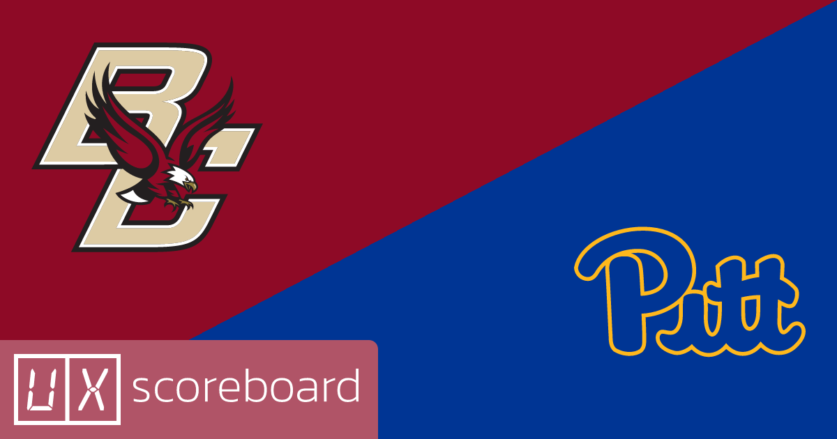 Boston College Eagles vs Pittsburgh Panthers game highlights