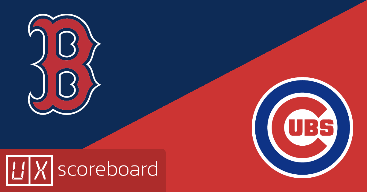 Boston Red Sox vs Chicago Cubs game highlights