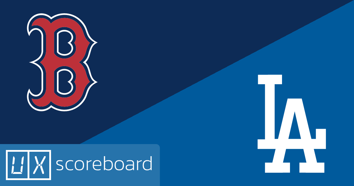 Boston Red Sox vs Los Angeles Dodgers game highlights