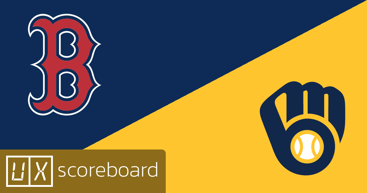 Boston Red Sox vs Milwaukee Brewers game highlights