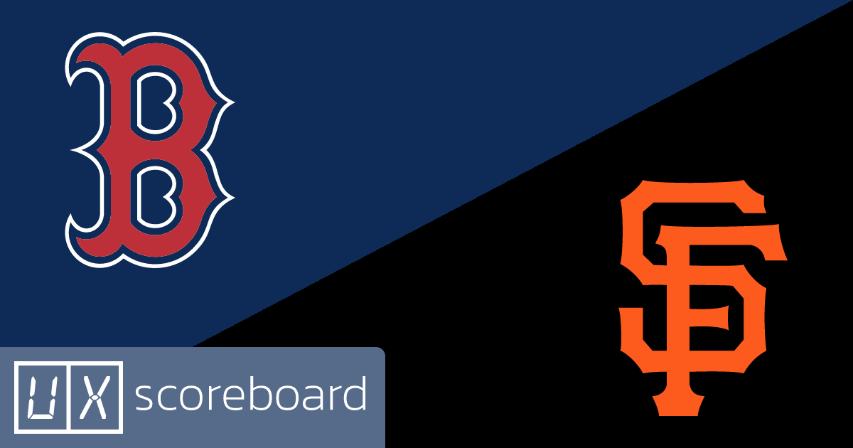 Boston Red Sox vs San Francisco Giants game highlights