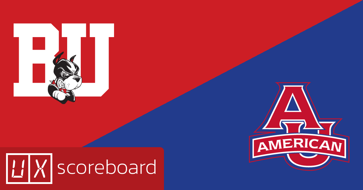 Boston University Terriers vs American University Eagles game highlights