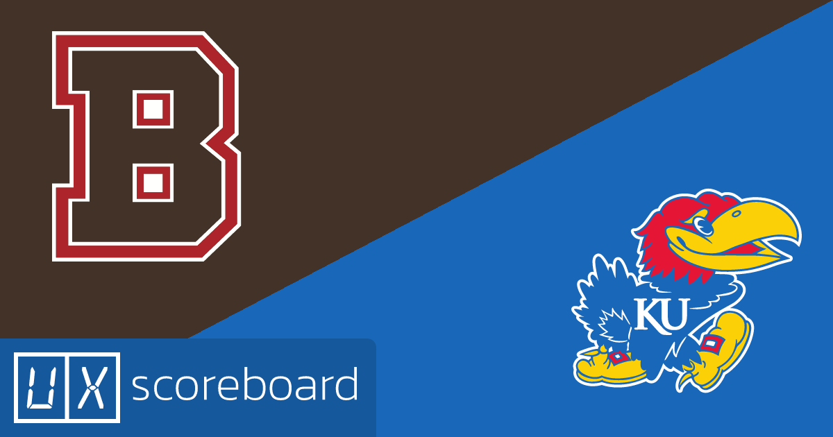 Brown Bears vs Kansas Jayhawks game highlights
