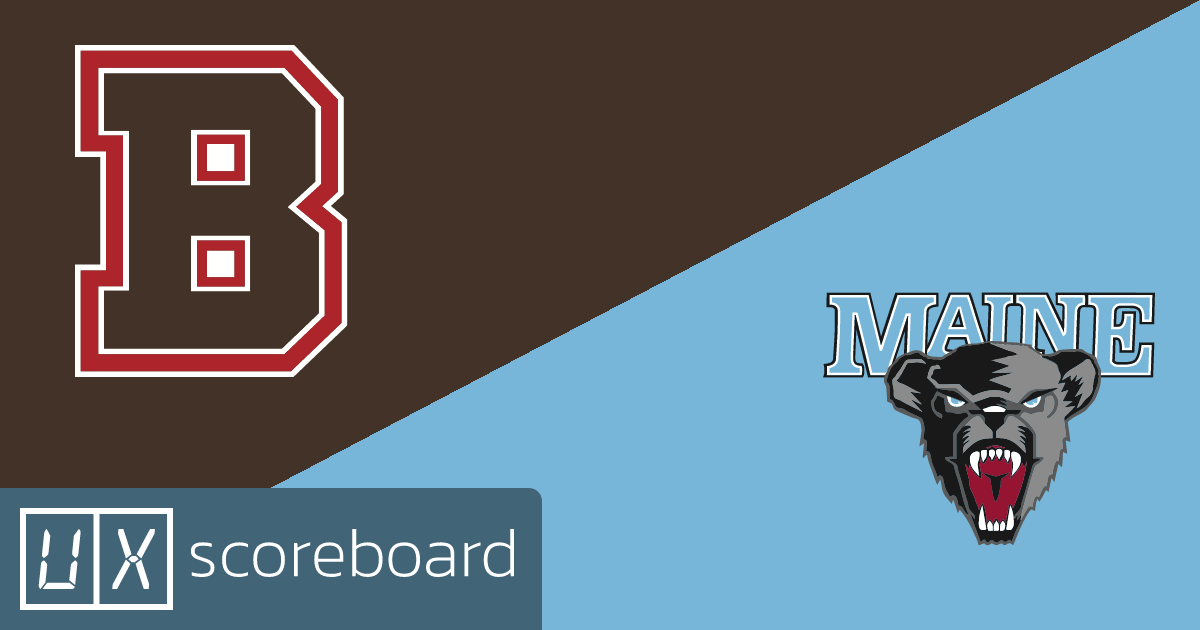 Brown Bears vs Maine Black Bears game highlights