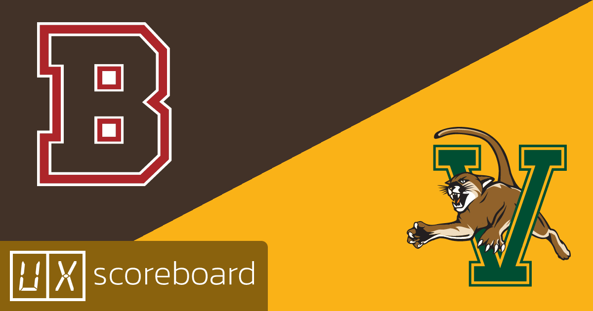 Brown Bears vs Vermont Catamounts game highlights
