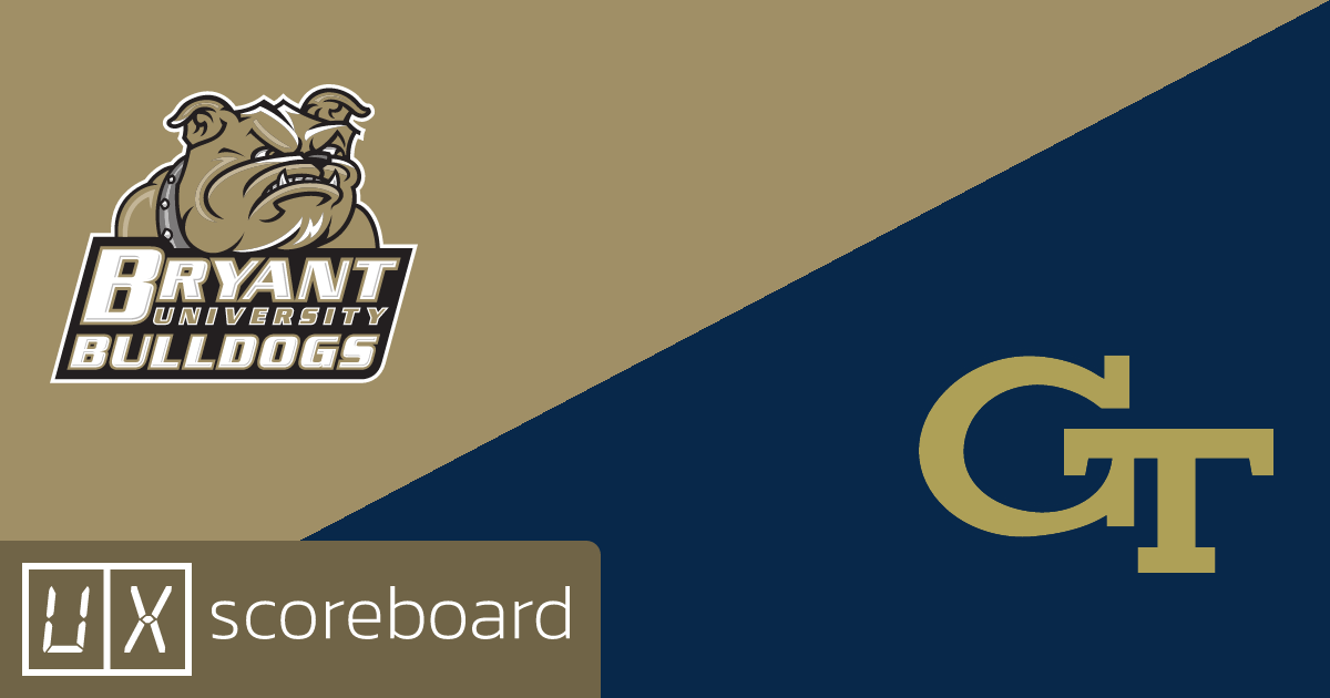 Bryant Bulldogs vs Georgia Tech Yellow Jackets game highlights