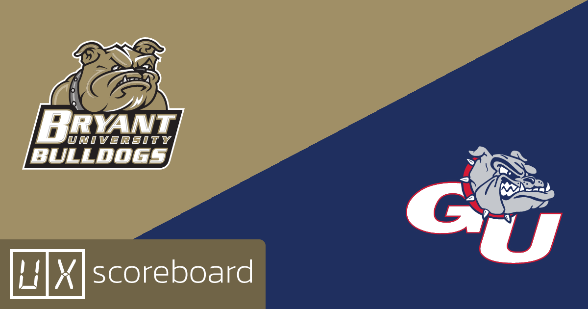 Bryant Bulldogs vs Gonzaga Bulldogs game highlights
