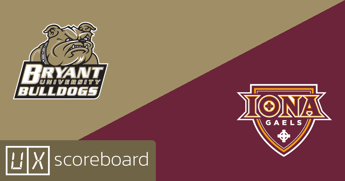 Bryant Bulldogs vs Iona Gaels game highlights