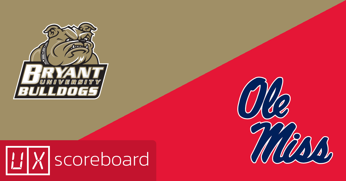 Bryant Bulldogs vs Ole Miss Rebels game highlights