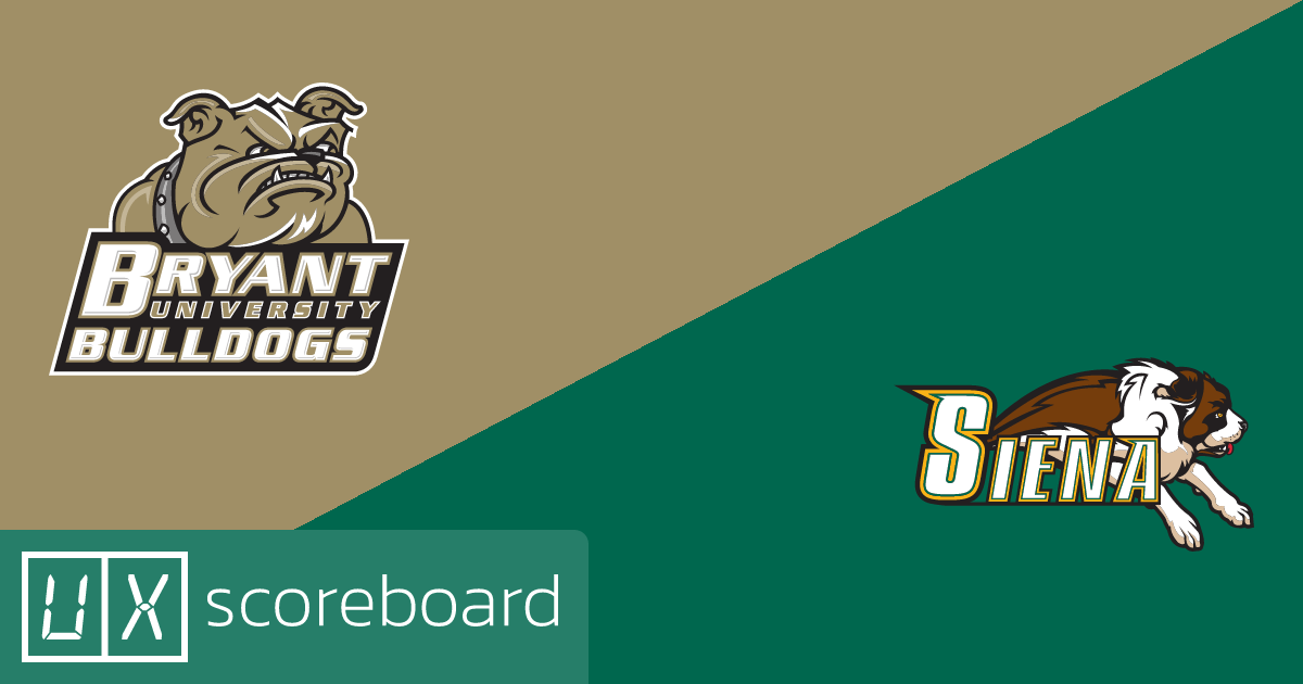 Bryant Bulldogs vs Siena Saints game highlights